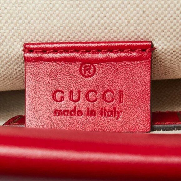 Gucci Red Leather Chinese New Year Mini Dionysus Shoulder Bag - Picture 12 of 12